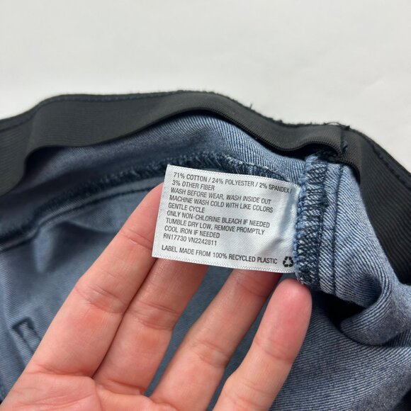 LONG Knox Rose Blue Stretch Denim High Rise Pull On Flared Jeans XL - Picture 5 of 7